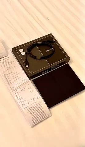NEW Samsung Galaxy Fold 8 with original box and USB-C cable with Samsung CarePlus