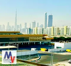 Burj Khalifa View | Azizi Gardens | Balcony & Facilities
