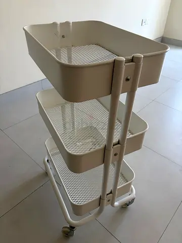 IKEA RÅSKOG 3-tier Utility Trolley (35x45x77 cm) - Beige