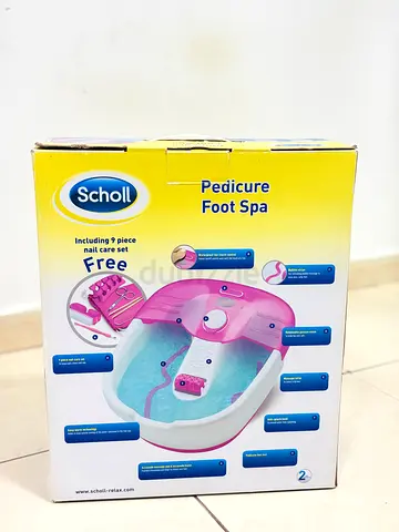 SCHOLL PEDICURE FOOT SPA  KEEP WARM TECHNOLOGY & BUBBLE MASSAGE – URGENT SALE – NEGOTIABLE