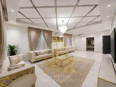 Luxury villa for sale in Al Rawda 2 – Ajman. Spacious area. Includes electricity, water, and air conditioning. Freehold ownership.