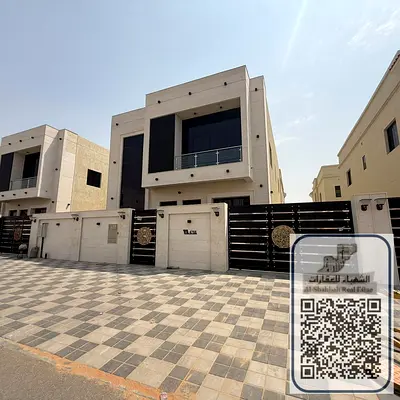 Luxury villa for rent in Al Helio 2, featuring 5 master bedrooms, a majlis, and a maid's room.