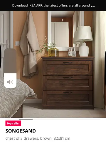 Ikea Chest of 3 Drawers