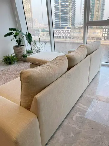 Like new Condition Ikea Kivik L Shape Sofa Beige