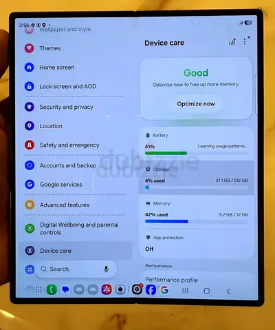 Samsung Galaxy Z Fold 6(folded open) - Good working condition