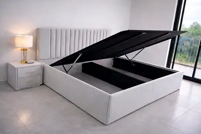 Brand New Queen Size Bed frame hydraulic storage