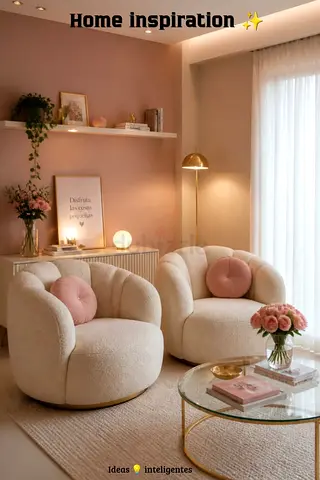 New luxury swivel boucle chairs set for living room