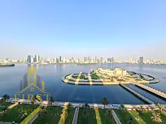 SEA VIEW BIG 3 BHK JUST 78K GYM SWIMMING POOL FREE MAIDROOM BALCONY NEAR BUHAIRA CORNICHE