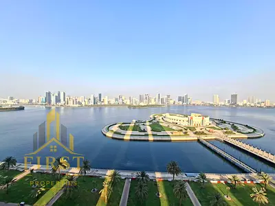 SEA VIEW BIG 3 BHK JUST 78K GYM SWIMMING POOL FREE MAIDROOM BALCONY NEAR BUHAIRA CORNICHE