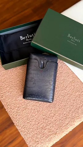*BERLUTI* Cigar Case 4 Venezia Calf Leather *VIP QUALITY*