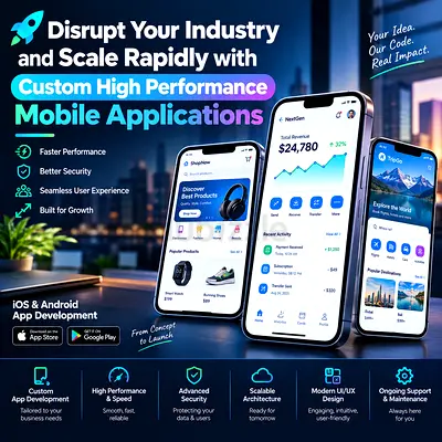 Disrupt Your Industry and Scale Rapidly with Custom High Performance Mobile Applications