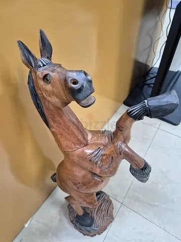 Handcrafted Wooden Statue – Decorative Piece