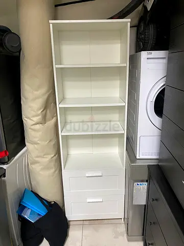 BRIMNES Bookcase, white, 60×190 cm
