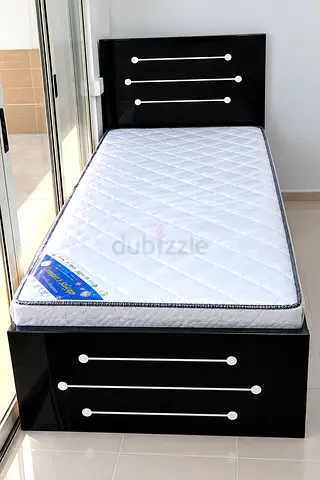 Brand new single 90x190 size Bed including mattress available