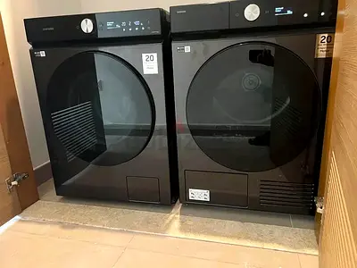 Samsung 11+9kg Be Spoke Washer and Dryer Set - Black, Witg Wifi Option
