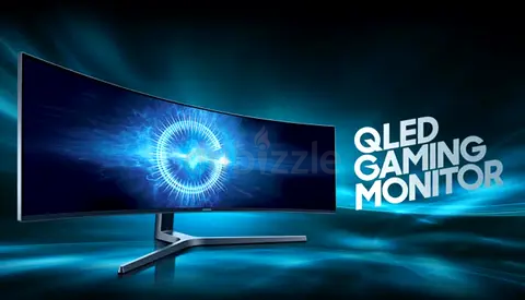 Samsung Curved Monitor 49 Inch Super Ultra QLED Display 144Hz.