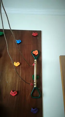 Wooden swing bar rings for kids