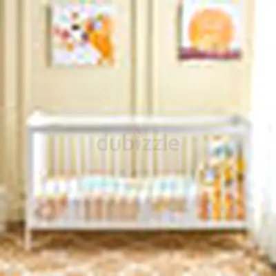 Concertible cot to toddler bed