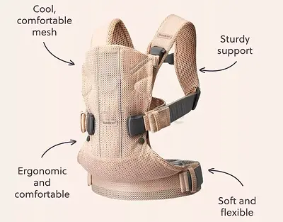 Babybjorn 3d mesh one Air carrier ( 0 to 4years