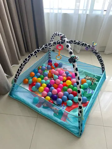4-in-1 Baby Activity Gym and Ball Pit