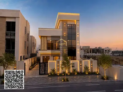 فيلا بسعر شامل رسوم التسجيل والتمليك على الشارع الرئيسي جاهزة للسكن في أرقي مناطق عجمان تملك حر لجميع الجنسيات