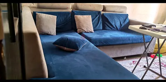 L-shaped sofa