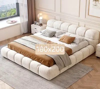 Premium Quality King Size Luxury Bed With Spring Mattress Delivery Available