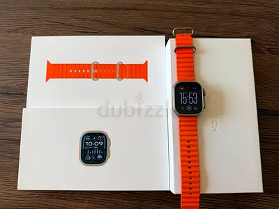 Apple Watch Ultra 2 49mm Titanium GPS + Cellular | Orange Ocean Band