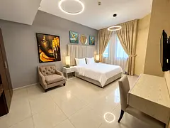 NO COMMISSION, Dubai Marina Luxury master bedroom with attached washroom, near tram station/metro
