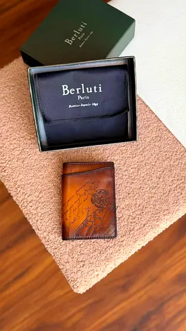 *BERLUTI* Jagua Card Holder Venezia Calf Leather *