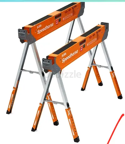 Bora Portamate Speedhorse XT Adjustable Folding Sawhorse (PM-4550) - Orange. New. Unused. AED 1,300.