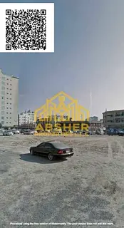 Residential-Commercial Land for Sale in Al Nuaimia 1 - Ajman | Second Plot from Kuwait Street | G+15
