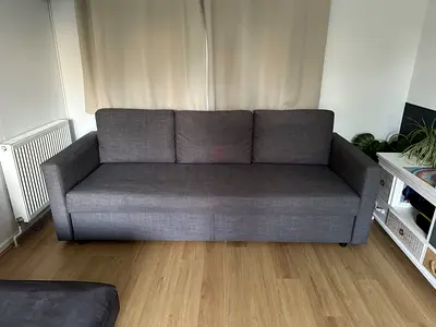 Grey 3 Seater Sofa Bed