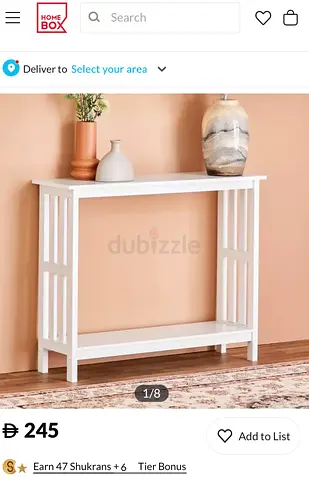 White console table 100x80x30