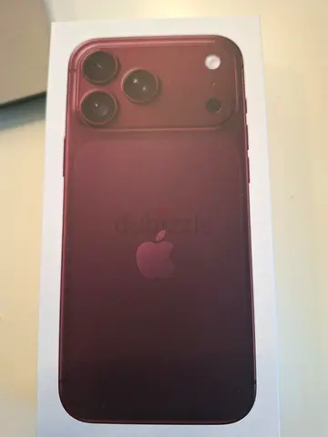 I phone 18 pro max 256gb tdra burgandy