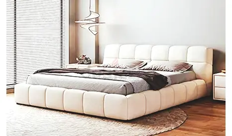 Premium Quality King Size Luxury Bed With Spring Mattress Delivery Available