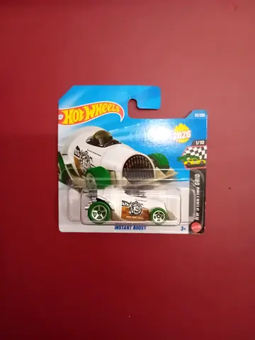 Hot Wheels Green-White Mini Van - New in Pack