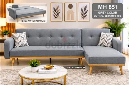 Brand New L shape sofa come Bed available