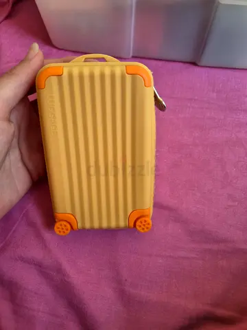 *Like New* Unisex Silicone Orange Luggage Purse