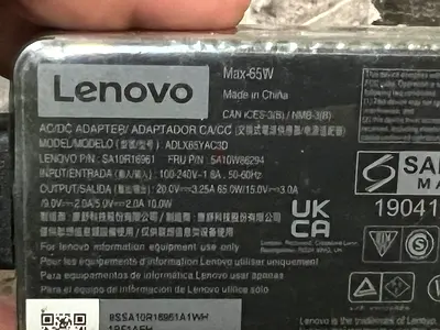 Lenovo 65W USB-C AC Adapter / Charger (Original)