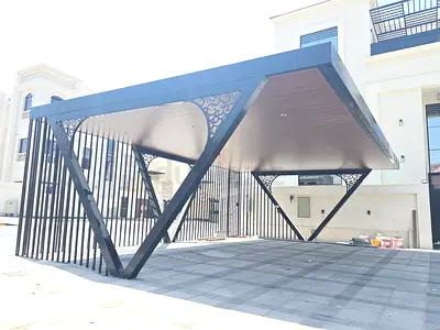 Modern designed parking pergola, Car parking, Car shed