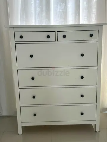 Ikea White 6-Drawer Dresser / Chest of Drawers - Good Condition