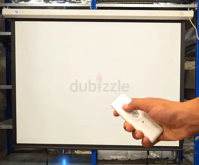 Automatic Pull-Down Projector Screen - 120" (approx) in Good Condition