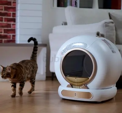 Whiskers & Wag Self Cleaning Cat Litter Box Automatic Cat Litter Box 65L+ 9L Extra Large Capacity AP