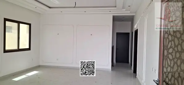 فيلا فاخرة للبيع في الزاهية عجمان من المالك مباشرة، 3600 قدم، زاوية شارعين، 5 غرف ماستر وغرفة خادمة، تشطيب سوبر ديلوكس ورخام فاخر