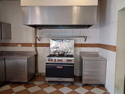 Stainless Steel Cabinets for Kitchen used in the villa.