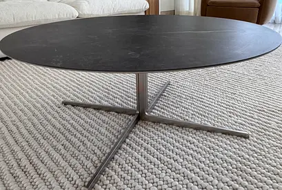 Coffee table black brand Natuzzi