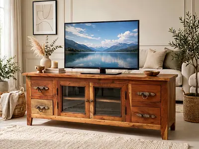 TV uint wooden