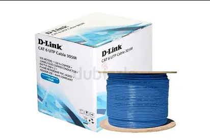 Cat6 D-Link cable full cooper 305 mtr