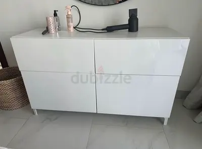 IKEA SIDEBOARD - WHITE GLOSS